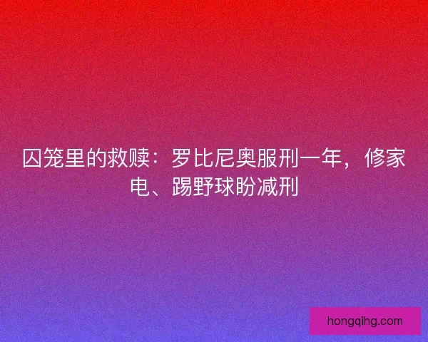 囚笼里的救赎：罗比尼奥服刑一年，修家电、踢野球盼减刑